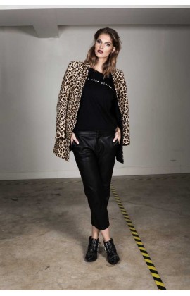Dames - More wine sweater zwart